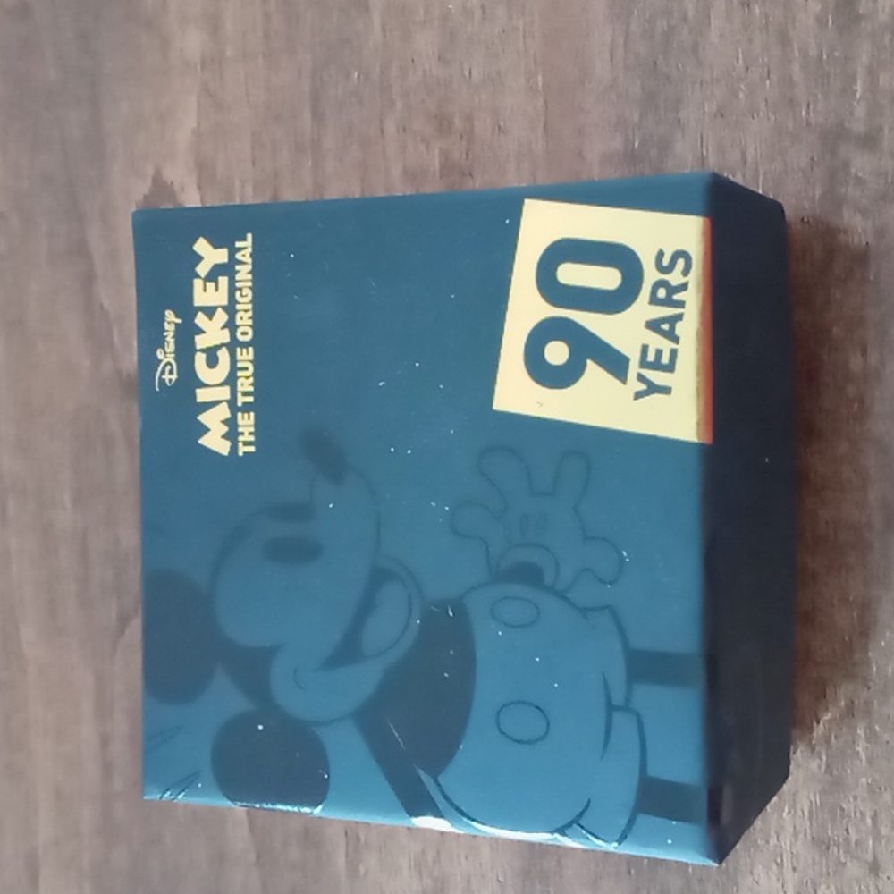 Disney Mickey Mouse Ears Earrings 90 Year Birthstone April Post Earrings NIB - Picture 4 of 4